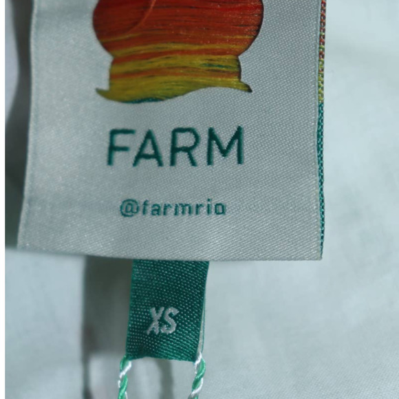 Farm Rio Floral Print Linen Voile Mini Dress Size XS NWT - Picture 8 of 8